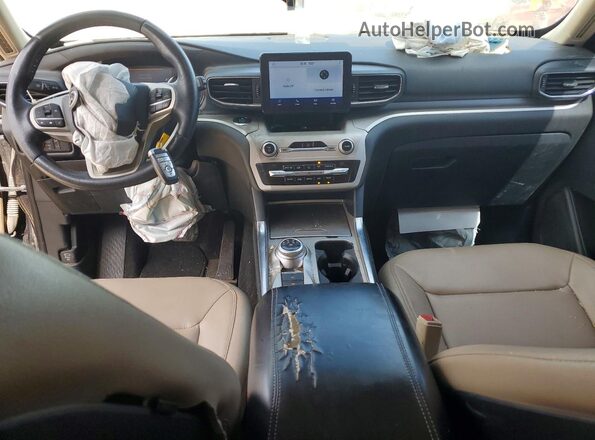 1FMSK7DH9LGD13034 2020 FORD EXPLORER Черный Вид панели приборов