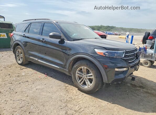 1FMSK7DH9LGD13034 2020 FORD EXPLORER Черный Передняя правая четверть