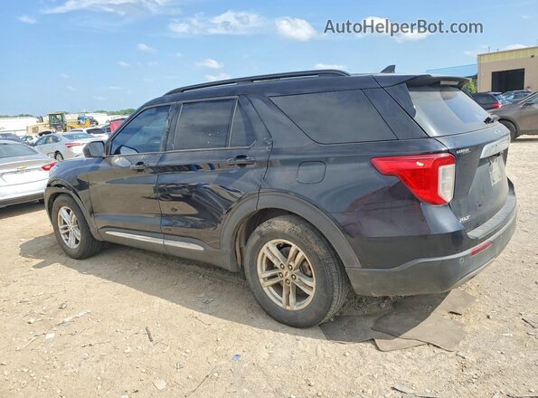 1FMSK7DH9LGD13034 2020 FORD EXPLORER Черный Задняя левая четверть