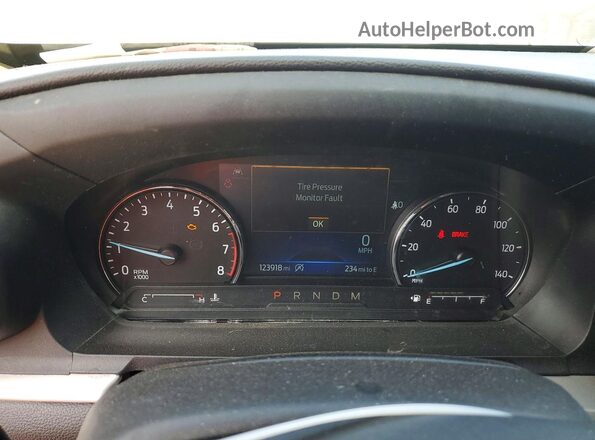 1FMSK7DH9LGD13034 2020 FORD EXPLORER Черный Вид щитка приборов