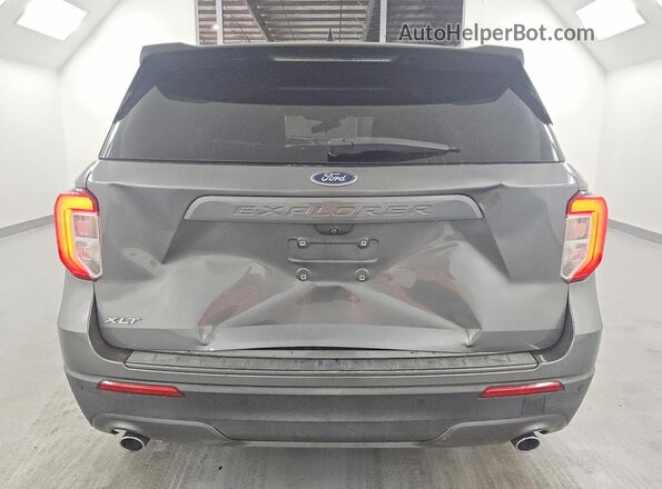 1FMSK7DH9MGA31252 2021 FORD EXPLORER Серый Вид сзади