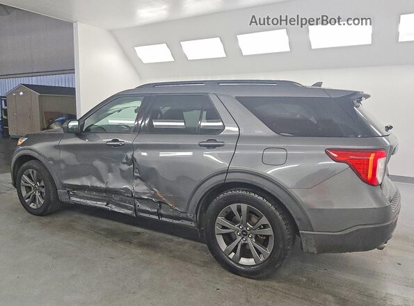 1FMSK7DH9MGA31252 2021 FORD EXPLORER Серый Задняя левая четверть