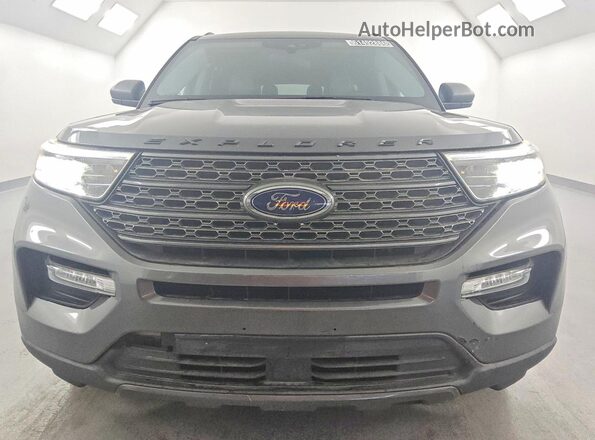1FMSK7DH9MGA31252 2021 FORD EXPLORER Серый Вид спереди
