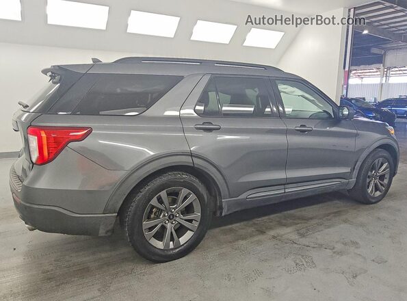 1FMSK7DH9MGA31252 2021 FORD EXPLORER Серый Задняя правая четверть