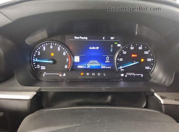 1FMSK7DH9MGA31252 2021 FORD EXPLORER Серый Вид щитка приборов
