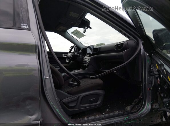 1FMSK7DH9MGC36926 2021 FORD EXPLORER Gray Widok wnętrza z przodu