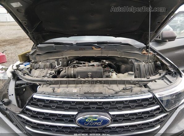 1FMSK7DH9MGC36926 2021 FORD EXPLORER Gray Widok z tyłu