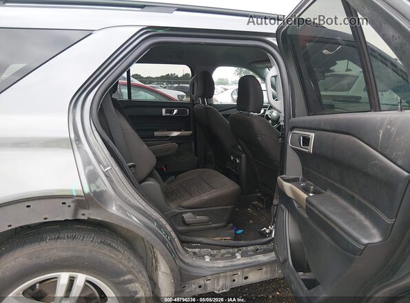 1FMSK7DH9MGC36926 2021 FORD EXPLORER Gray Widok naklejki z numerem VIN