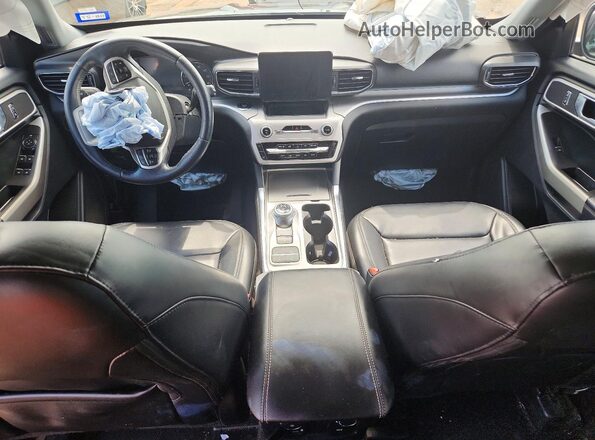 1FMSK7DH9NGA12248 2022 FORD EXPLORER Black წინა პანელის ხედი