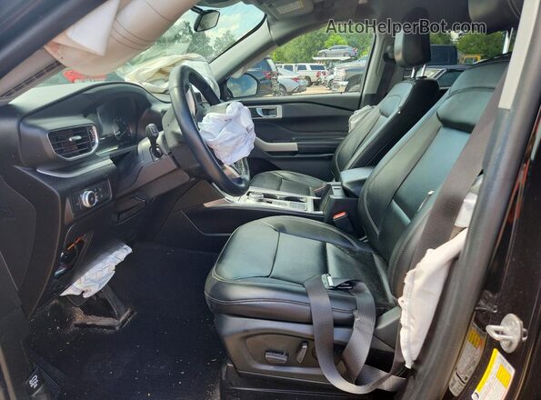1FMSK7DH9NGA12248 2022 FORD EXPLORER Black წინა სალონის ხედი
