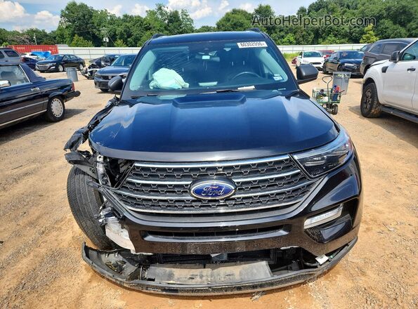 1FMSK7DH9NGA12248 2022 FORD EXPLORER Black წინა ხედი