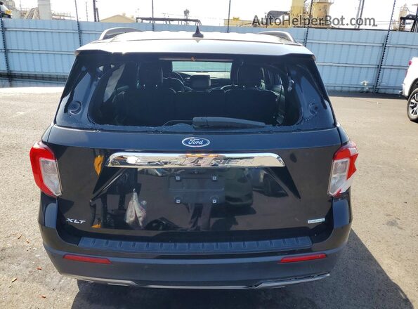 1FMSK7DHXLGA70592 2020 FORD EXPLORER Black Vista trasera