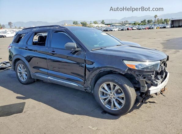1FMSK7DHXLGA70592 2020 FORD EXPLORER Black Delantero derecho