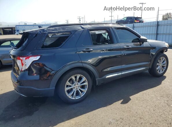 1FMSK7DHXLGA70592 2020 FORD EXPLORER Black Trasero derecho