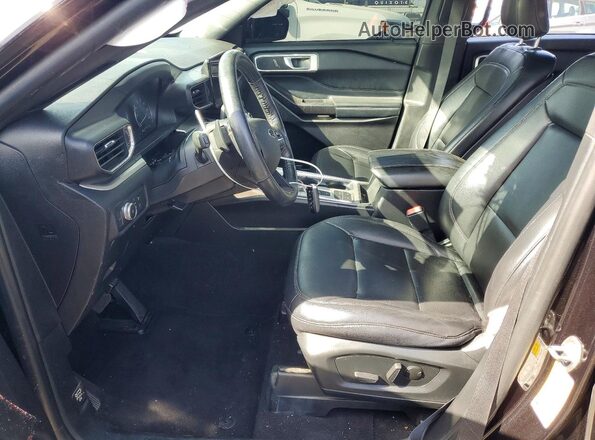 1FMSK7DHXLGA70592 2020 FORD EXPLORER Black Vista interior delantera