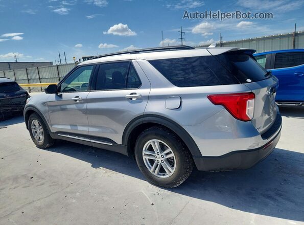 1FMSK7DHXLGC74633 2020 FORD EXPLORER Silver Trasero izquierdo