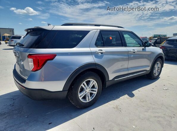 1FMSK7DHXLGC74633 2020 FORD EXPLORER Silver Trasero derecho
