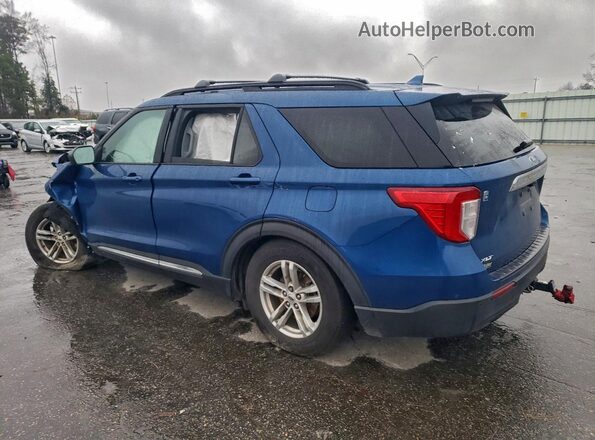 1FMSK7DHXLGD12362 2020 FORD EXPLORER Blue Задня ліва чверть