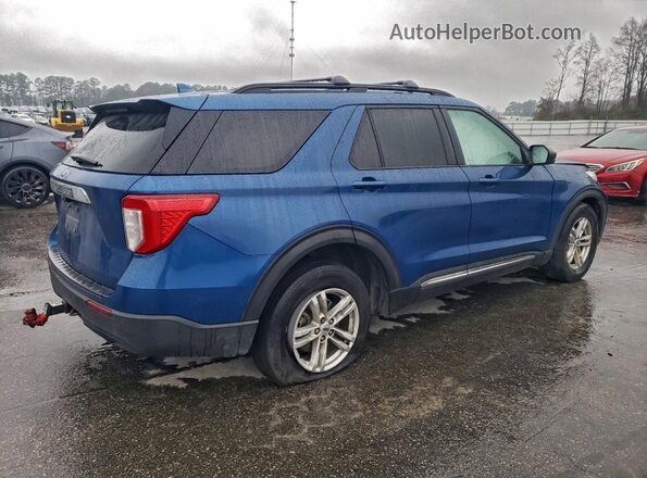 1FMSK7DHXLGD12362 2020 FORD EXPLORER Blue Задня права чверть
