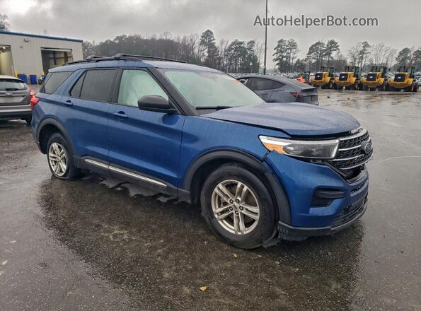 1FMSK7DHXLGD12362 2020 FORD EXPLORER Blue Передня права чверть