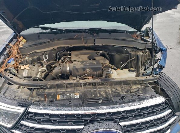 1FMSK7DHXLGD12362 2020 FORD EXPLORER Blue Вид підкапотного простору
