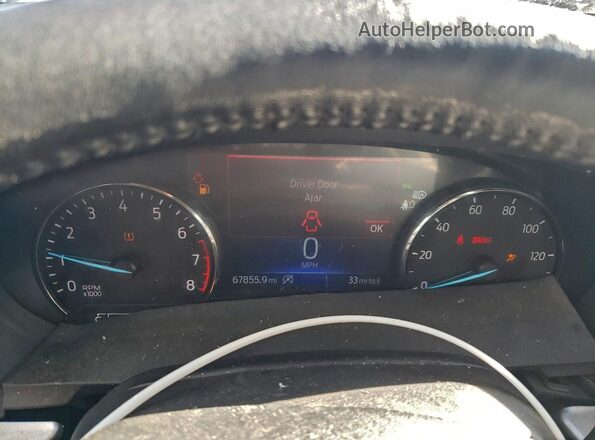 1FMSK7DHXLGD12362 2020 FORD EXPLORER Blue Вид щитка приладів