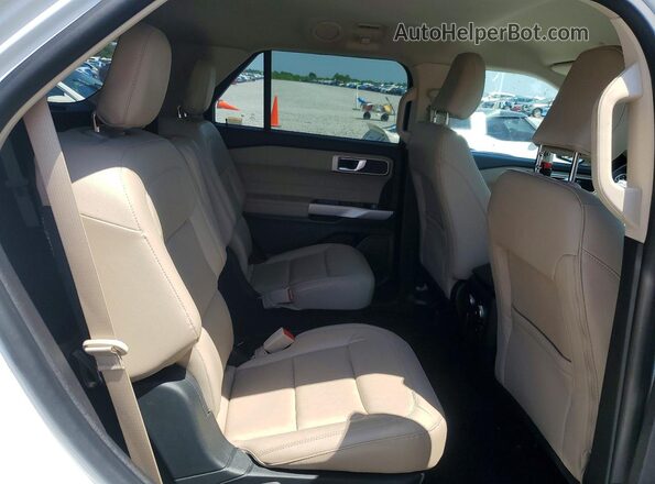 1FMSK7DHXMGA11866 2021 FORD EXPLORER White Вид задньої частини салону