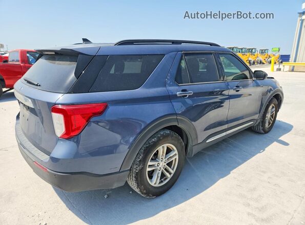 1FMSK7DHXMGA60484 2021 FORD EXPLORER Blue უკანა მარჯვენა