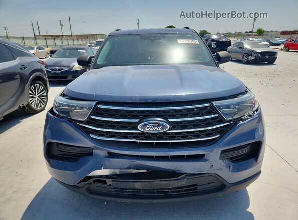 1FMSK7DHXMGA60484 2021 FORD EXPLORER Blue წინა ხედი