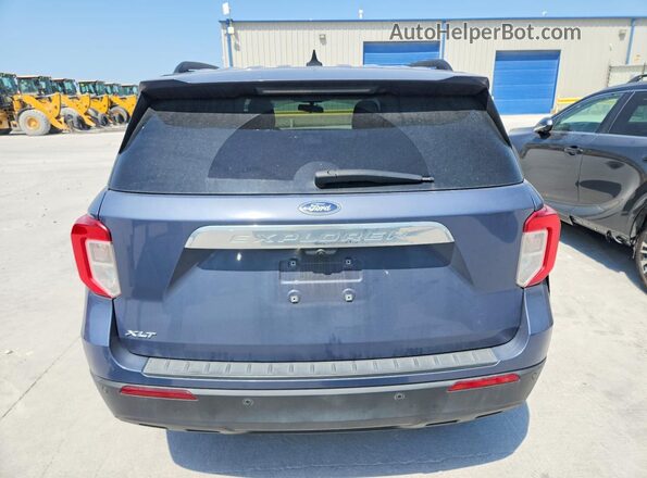 1FMSK7DHXMGA60484 2021 FORD EXPLORER Blue უკანა ხედი
