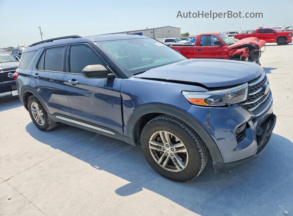 1FMSK7DHXMGA60484 2021 FORD EXPLORER Blue წინა მარჯვენა