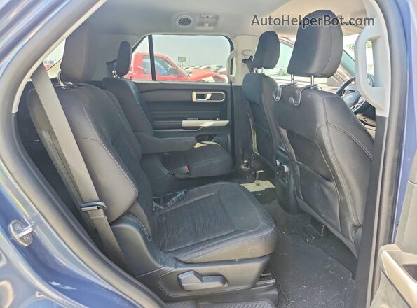 1FMSK7DHXMGA60484 2021 FORD EXPLORER Blue უკანა სალონის ხედი