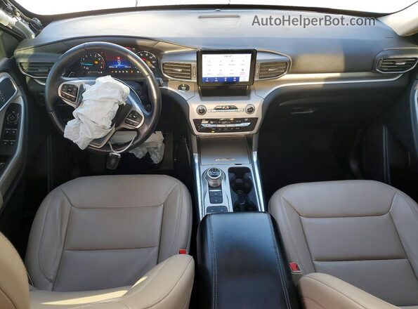 1FMSK7DHXMGA68407 2021 FORD EXPLORER White წინა პანელის ხედი