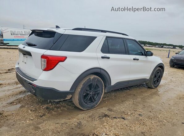 1FMSK7DHXMGB59385 2021 FORD EXPLORER Белый Задняя правая четверть