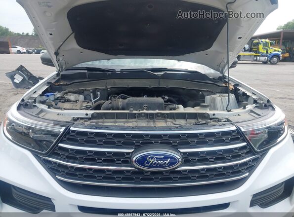 1FMSK7DHXRGA88633 2024 FORD EXPLORER White Вид ззаду