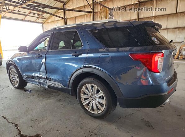 1FMSK7FH0LGB29601 2020 FORD EXPLORER Blue Rear left