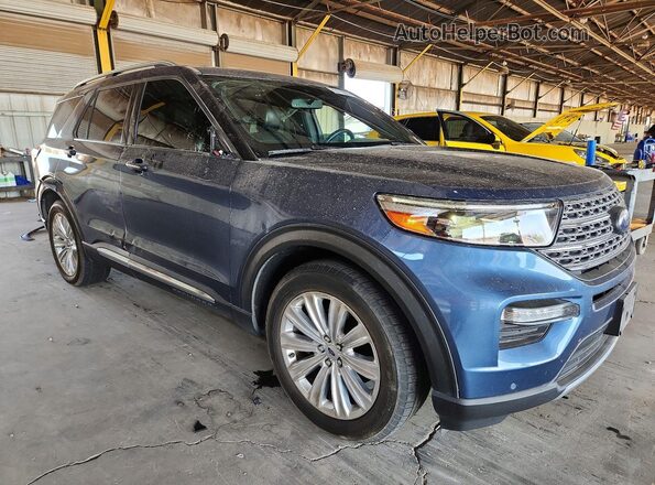1FMSK7FH0LGB29601 2020 FORD EXPLORER Blue Front right