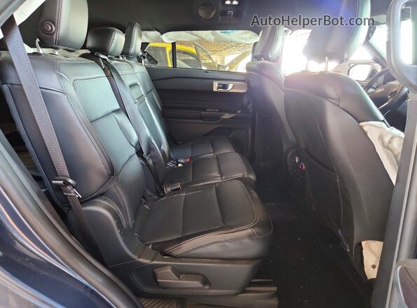 1FMSK7FH0LGB29601 2020 FORD EXPLORER Blue Rear interior view