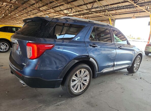1FMSK7FH0LGB29601 2020 FORD EXPLORER Blue Rear right