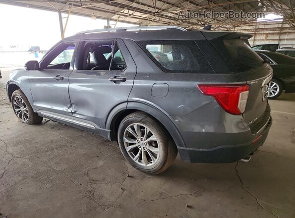 1FMSK7FH0MGB05719 2021 FORD EXPLORER Silver Tył lewy