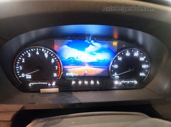 1FMSK7FH0MGB05719 2021 FORD EXPLORER Silver Widok zestawu wskaźników