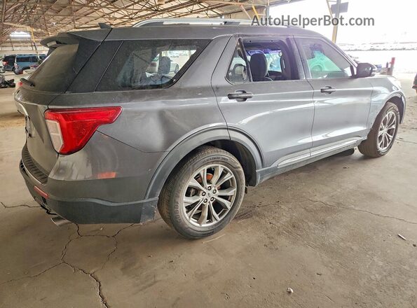 1FMSK7FH0MGB05719 2021 FORD EXPLORER Silver Tył prawy