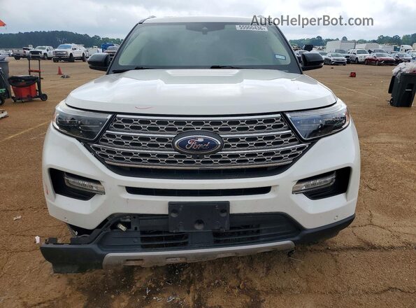 1FMSK7FH1MGA30450 2021 FORD EXPLORER White Դիմացի տեսք