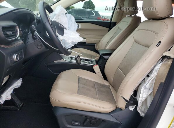 1FMSK7FH1MGA30450 2021 FORD EXPLORER White Սալոնի դիմացի տեսք