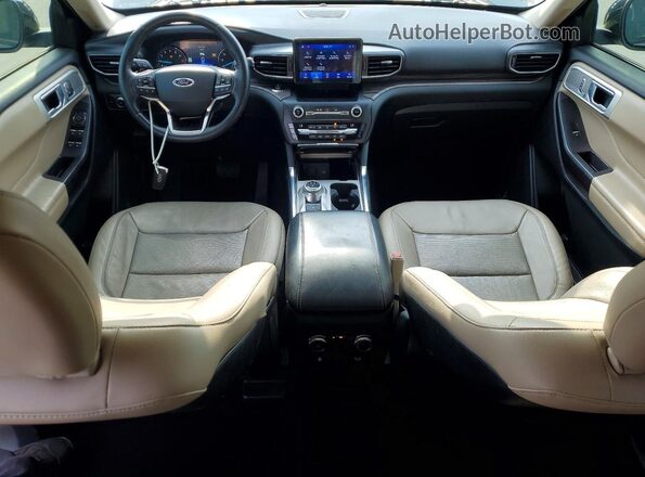 1FMSK7FH2LGB04053 2020 FORD EXPLORER Green წინა პანელის ხედი