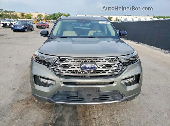 1FMSK7FH2LGB04053 2020 FORD EXPLORER Green წინა ხედი