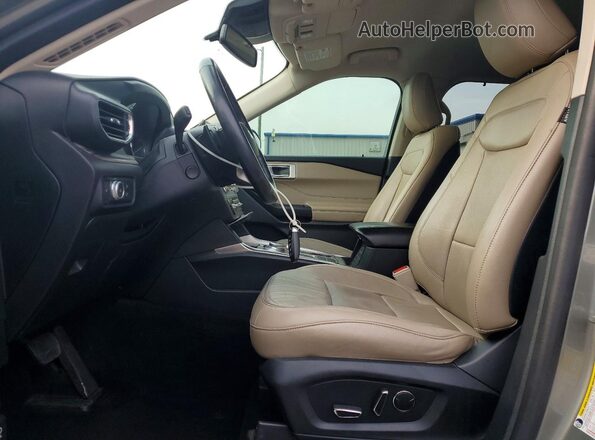 1FMSK7FH2LGB04053 2020 FORD EXPLORER Green წინა სალონის ხედი