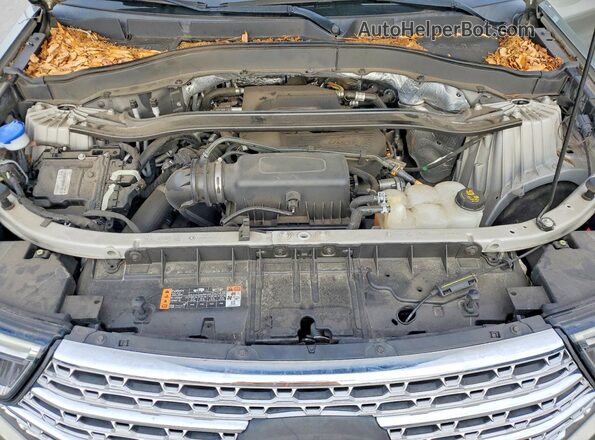 1FMSK7FH2LGB04053 2020 FORD EXPLORER Green ძრავის განყოფილების ხედი