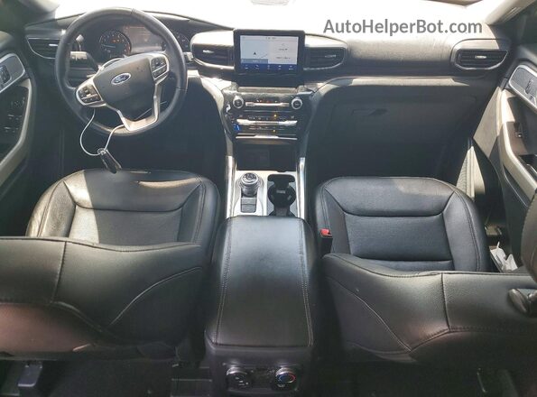 1FMSK7FH2MGA84954 2021 FORD EXPLORER White Вид панелі приладів