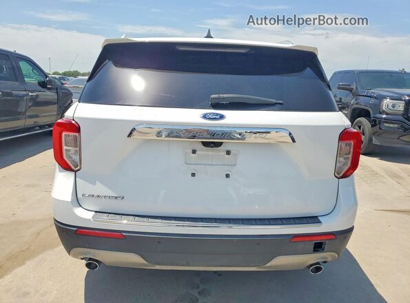 1FMSK7FH2MGA84954 2021 FORD EXPLORER White Вид ззаду